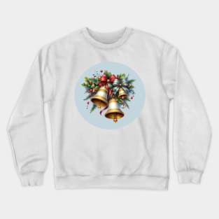 Grandma's House - Blue Christmas Bells Crewneck Sweatshirt